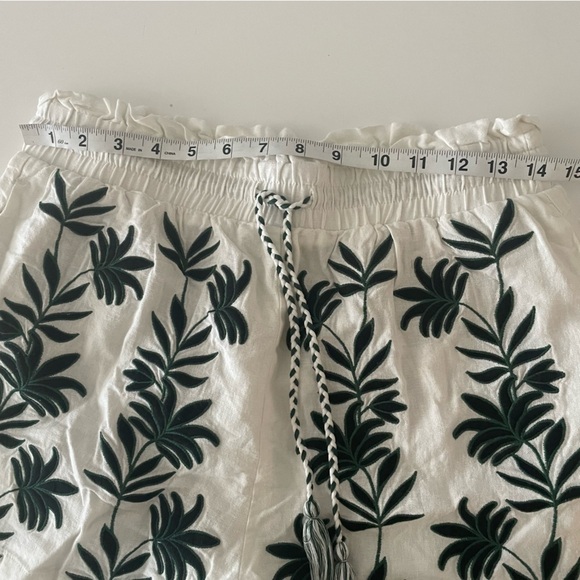 HOUSE OF HARLOW LINEN SHORTS EMBROIDERED - Picture 4 of 8